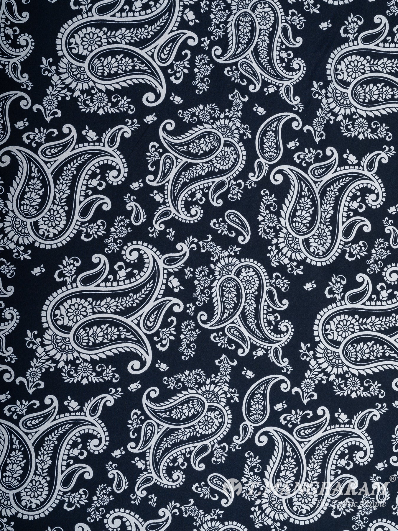 Blue Crepe Fabric - EC10901