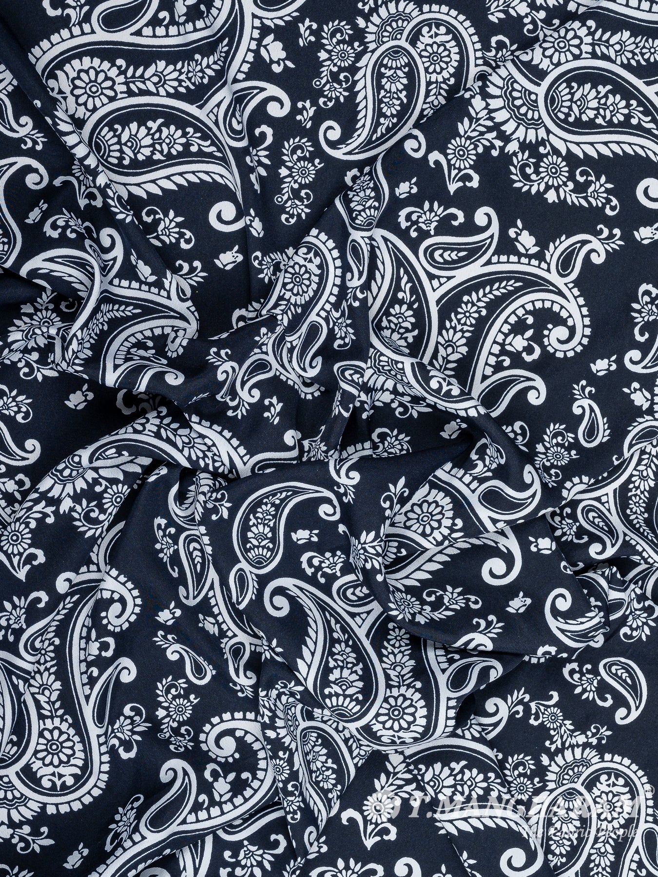 Blue Crepe Fabric - EC10901