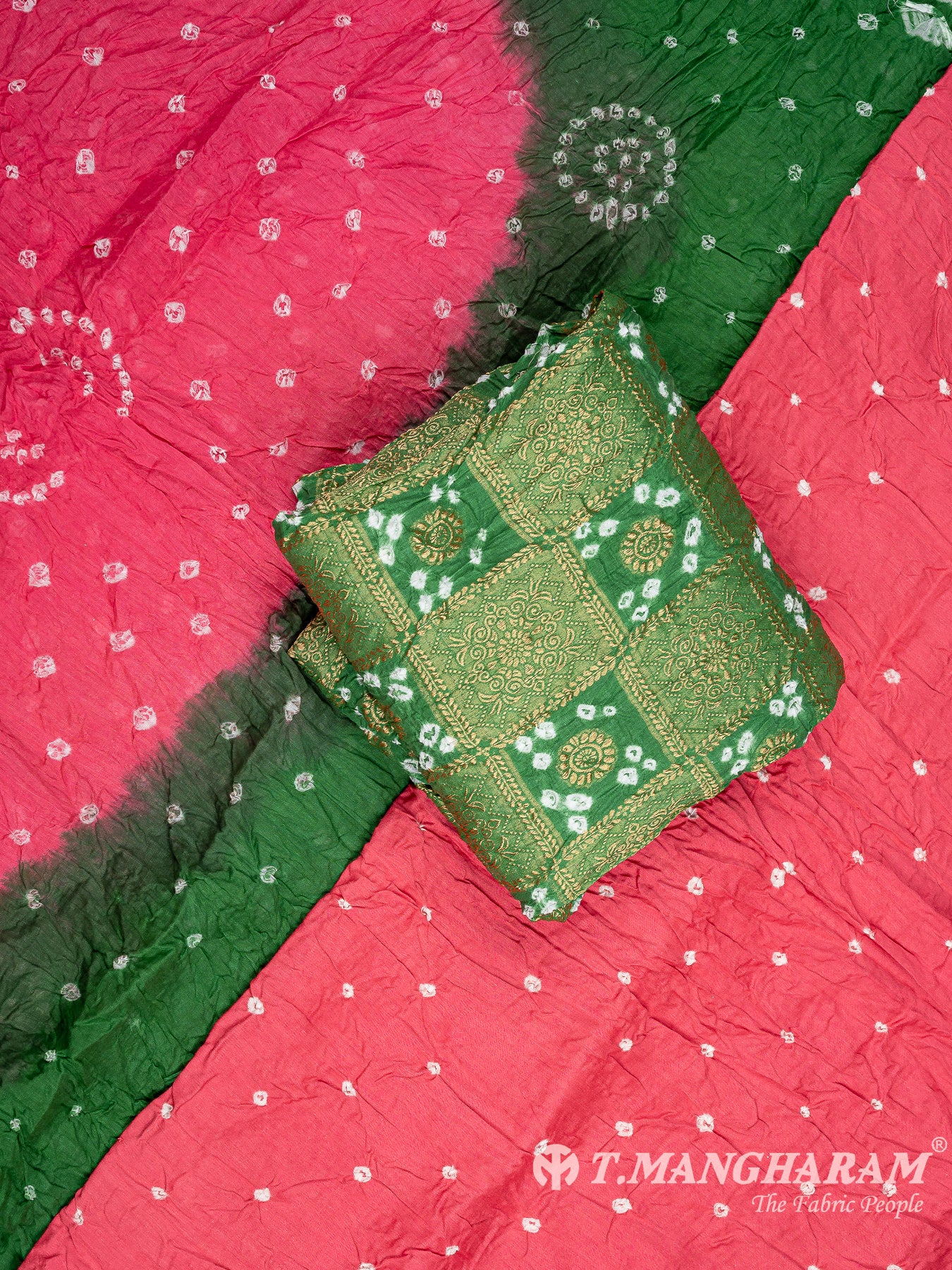 Multicolor Cotton Chudidhar Fabric Set - EG1782 view-1
