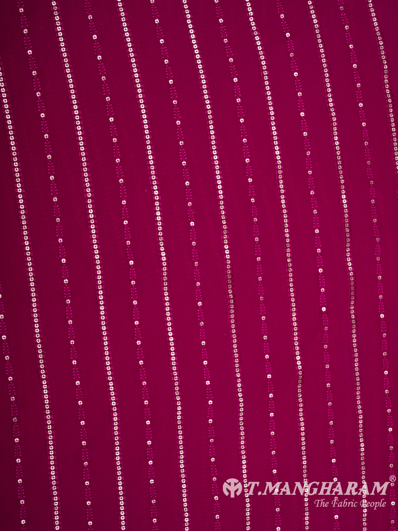 Wine Georgette Fabric - EB6496 view-3