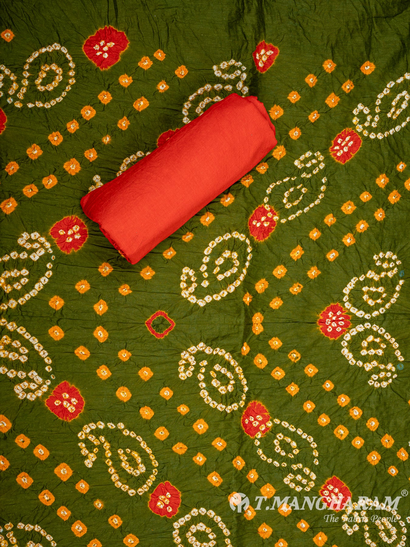 Multicolor Cotton Chudidhar Fabric Set - EG1761 view-2