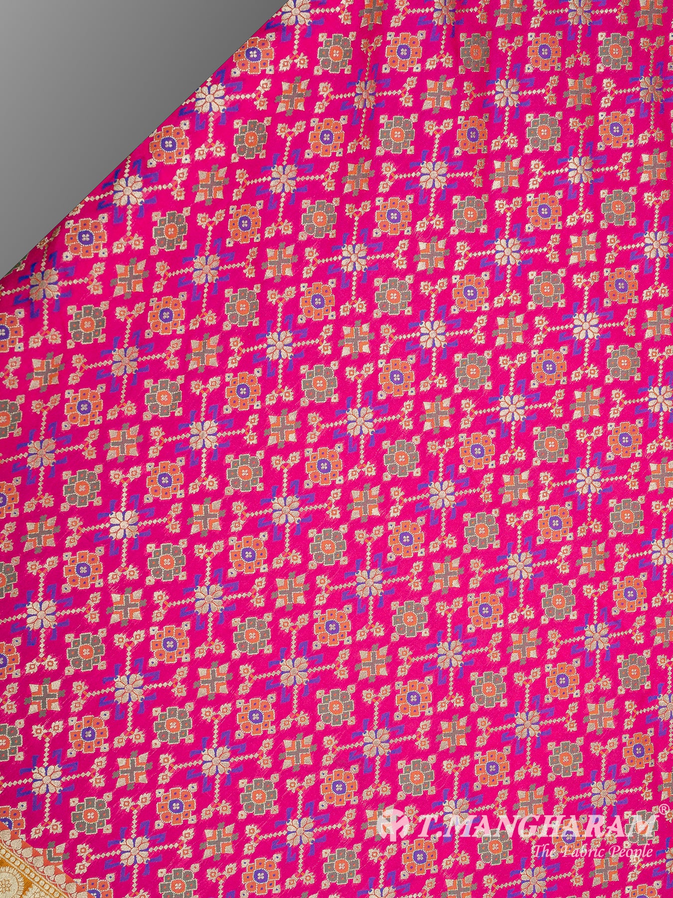Pink Banaras Fabric - EB6583 view-2