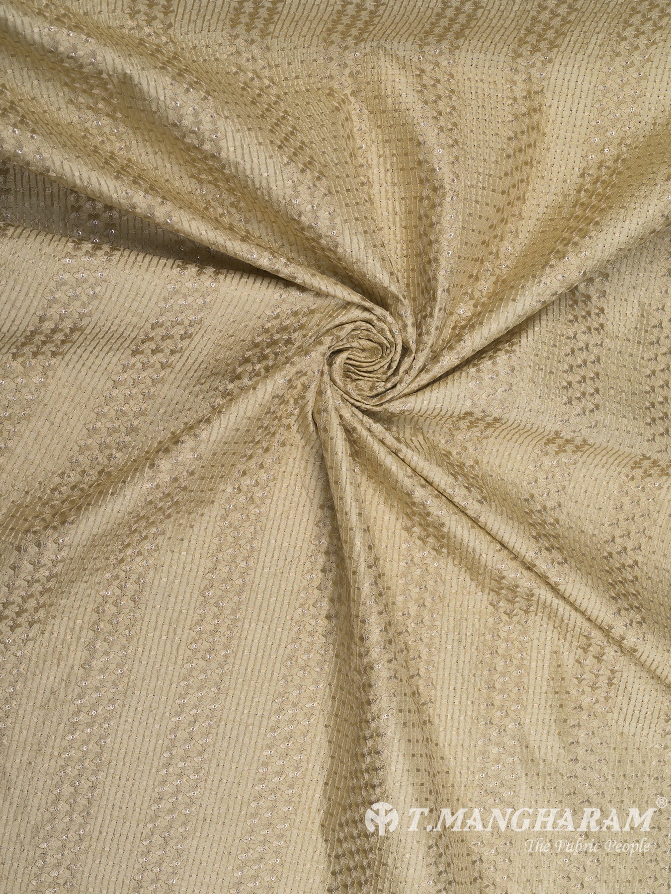 Yellow Raw Silk Fabric - EC7968 view-1