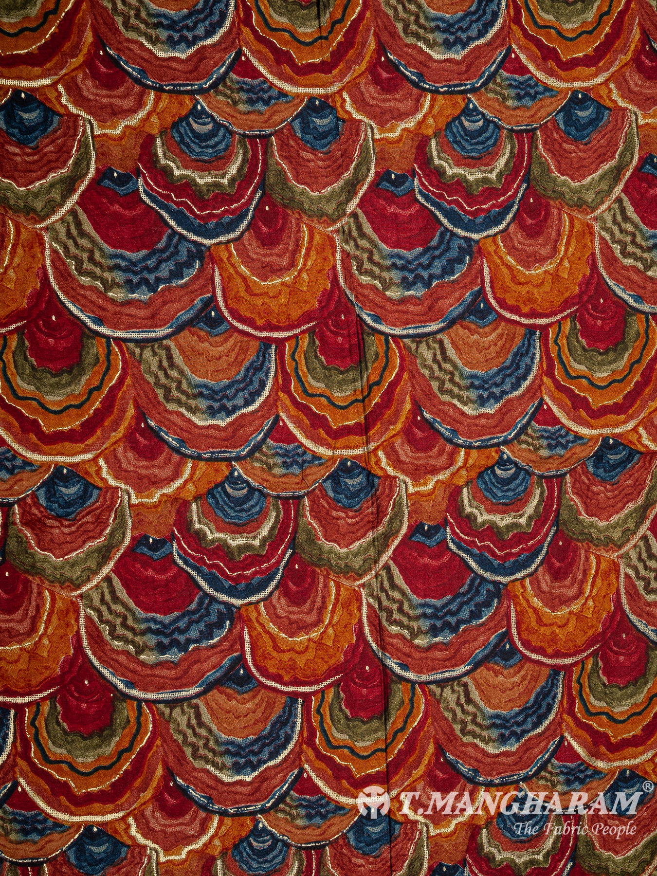 Multicolor Cotton Fabric - EB5875 view-3