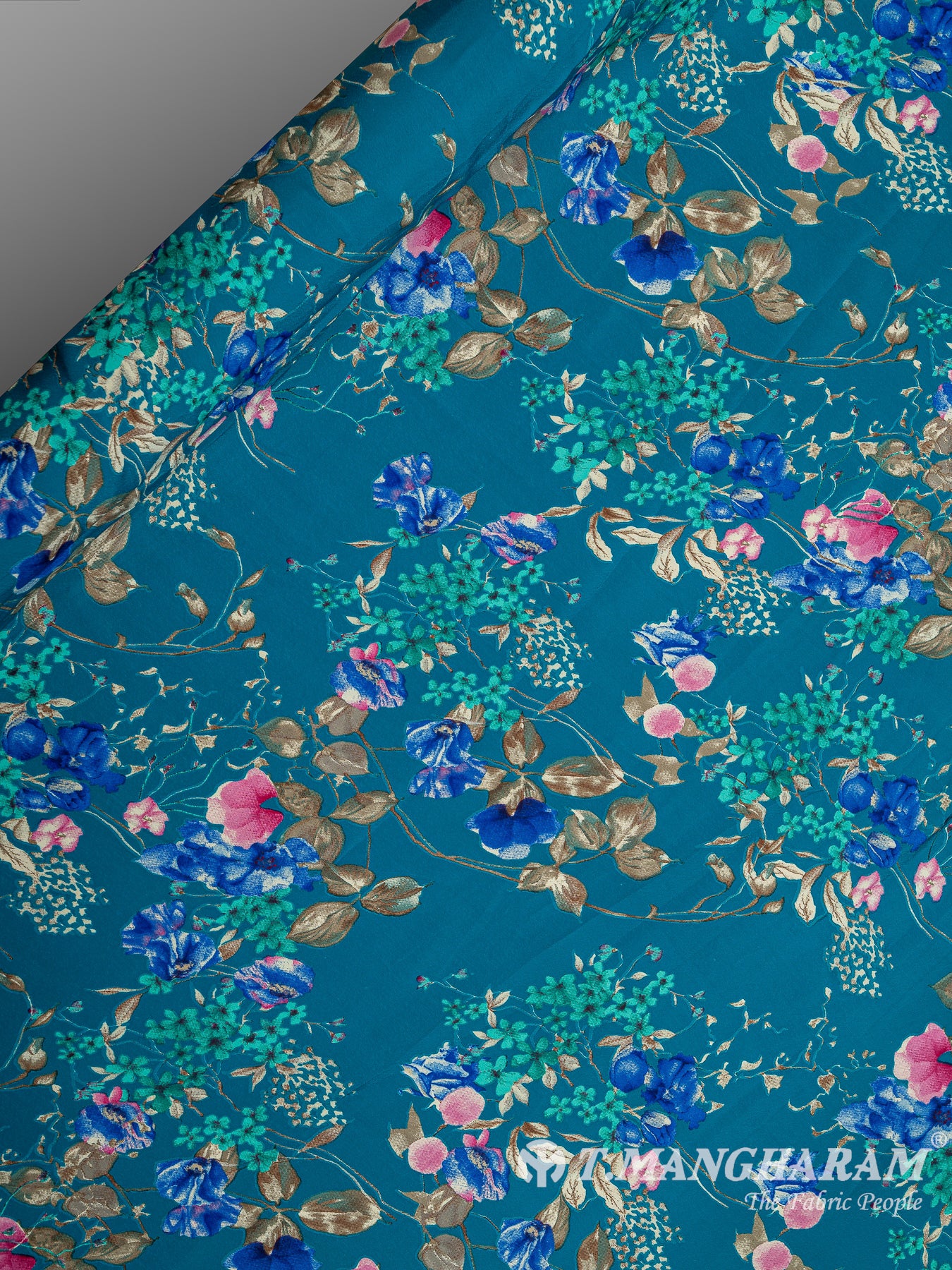Blue Crepe Fabric - EB5928 view-2