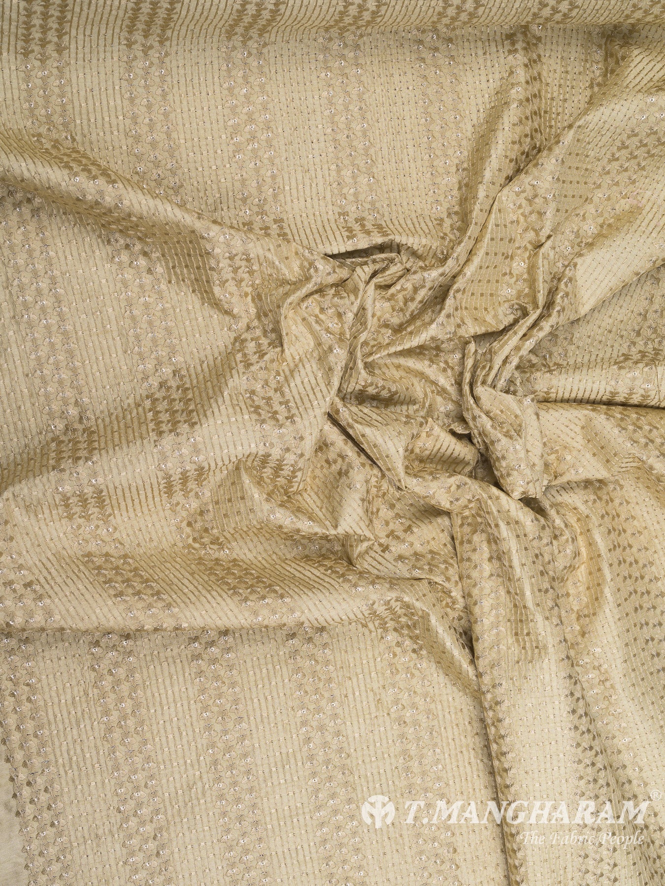 Yellow Raw Silk Fabric - EC7968 view-4