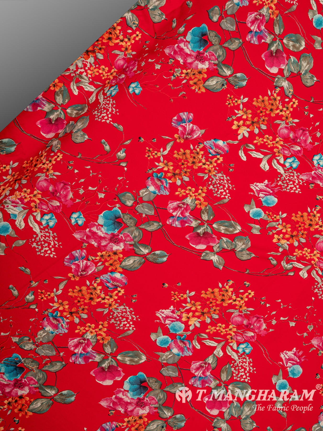 Red Crepe Fabric - EB5930 view-2