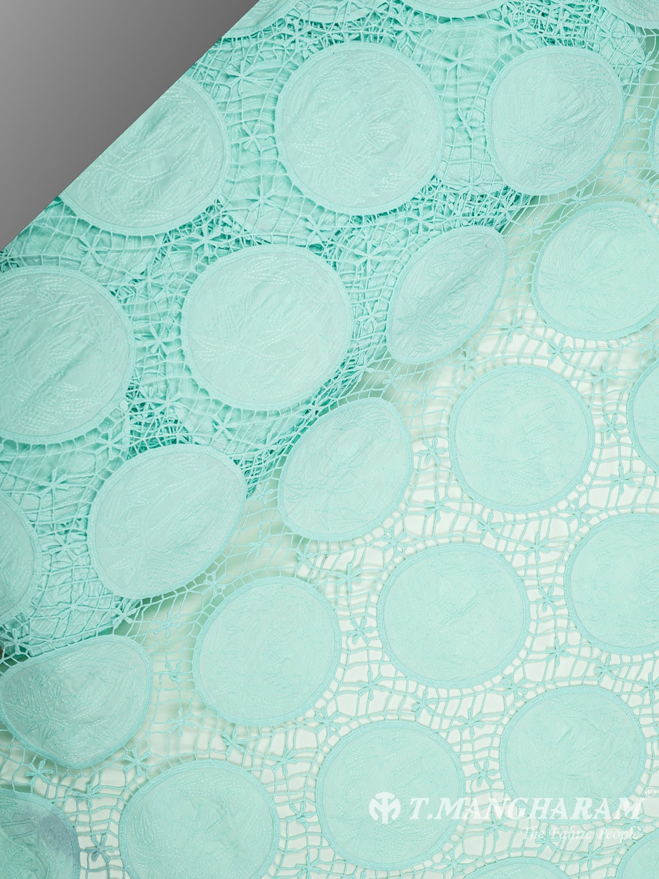 Green Fancy Net Fabric - EC9317 view-2