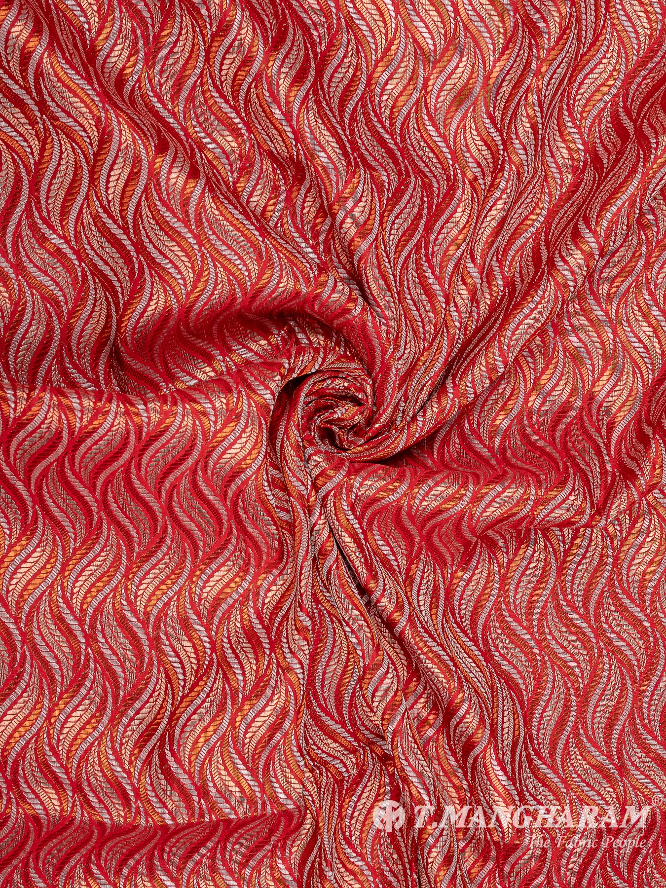 Multicolor Semi Banaras Fabric - EB6702 view-1