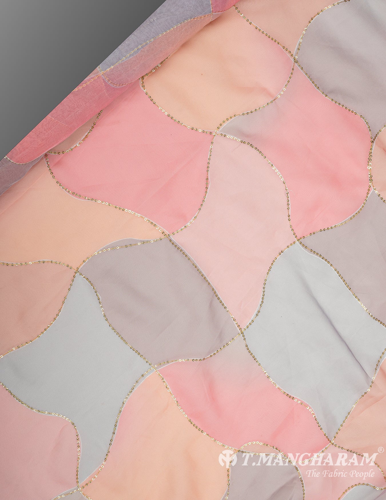 Multicolor Organza Tissue Fabric - EC9821 view-2