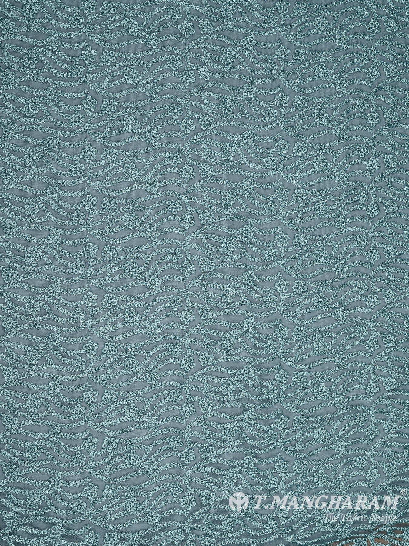 Blue Fancy Net Fabric - EB7312 view-3