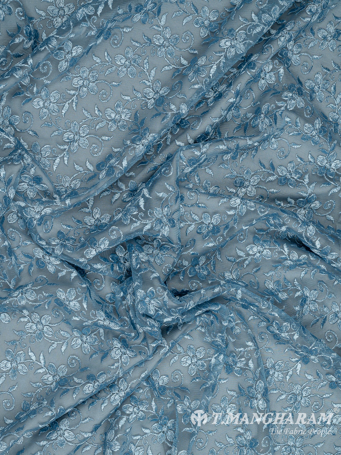 Blue Net Fabric - EC10052 view-4