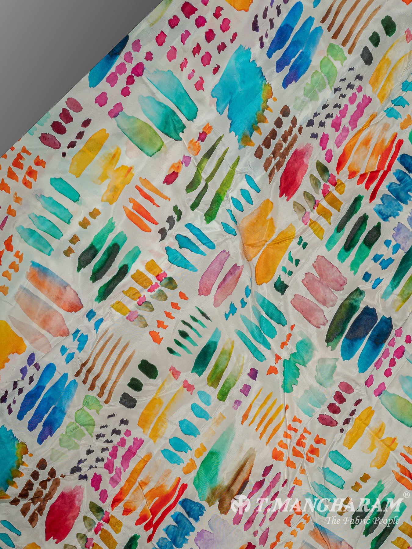 Multicolor Crepe Fabric - EC9596 view-2