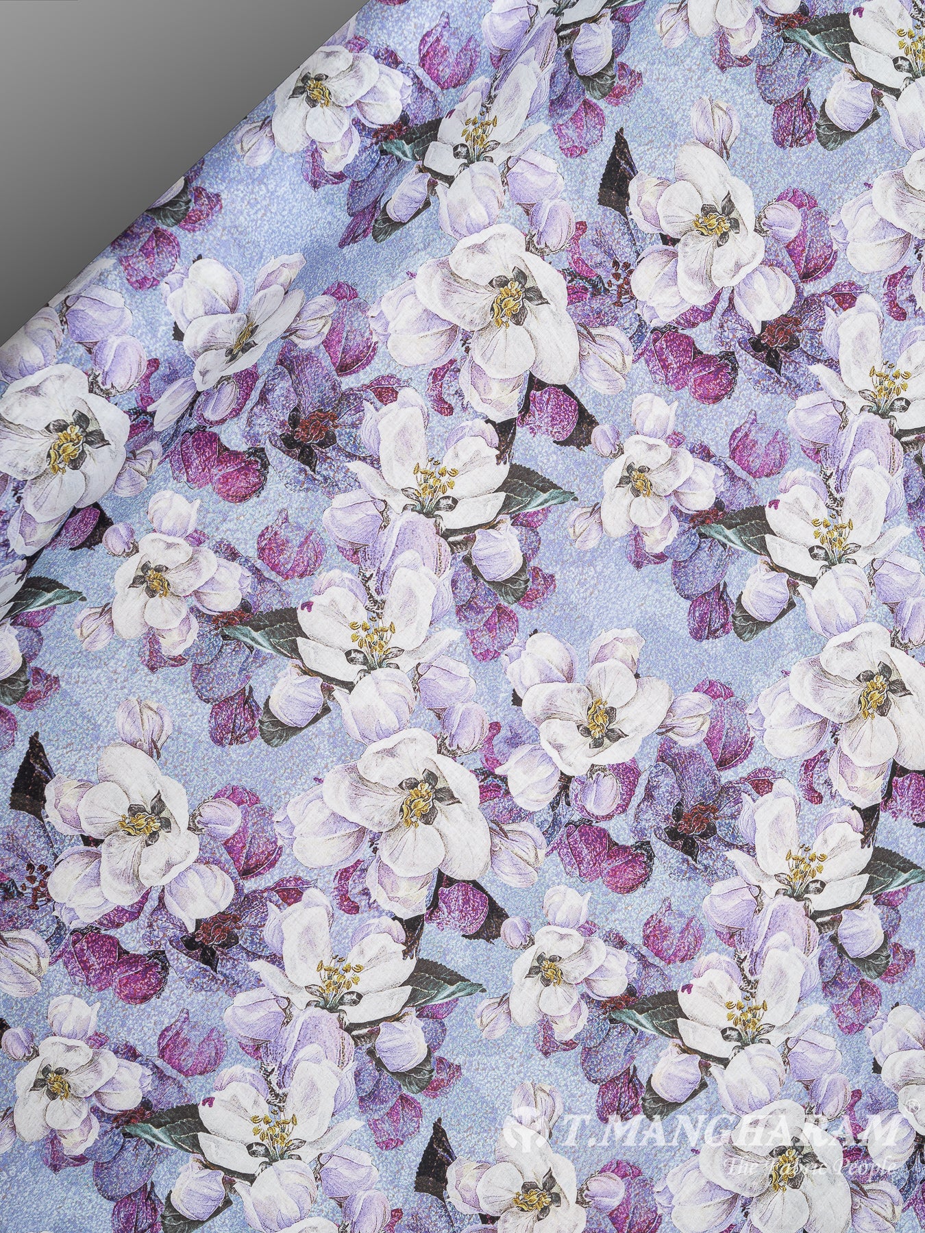 Violet Cotton Fabric - EB5890 view-2