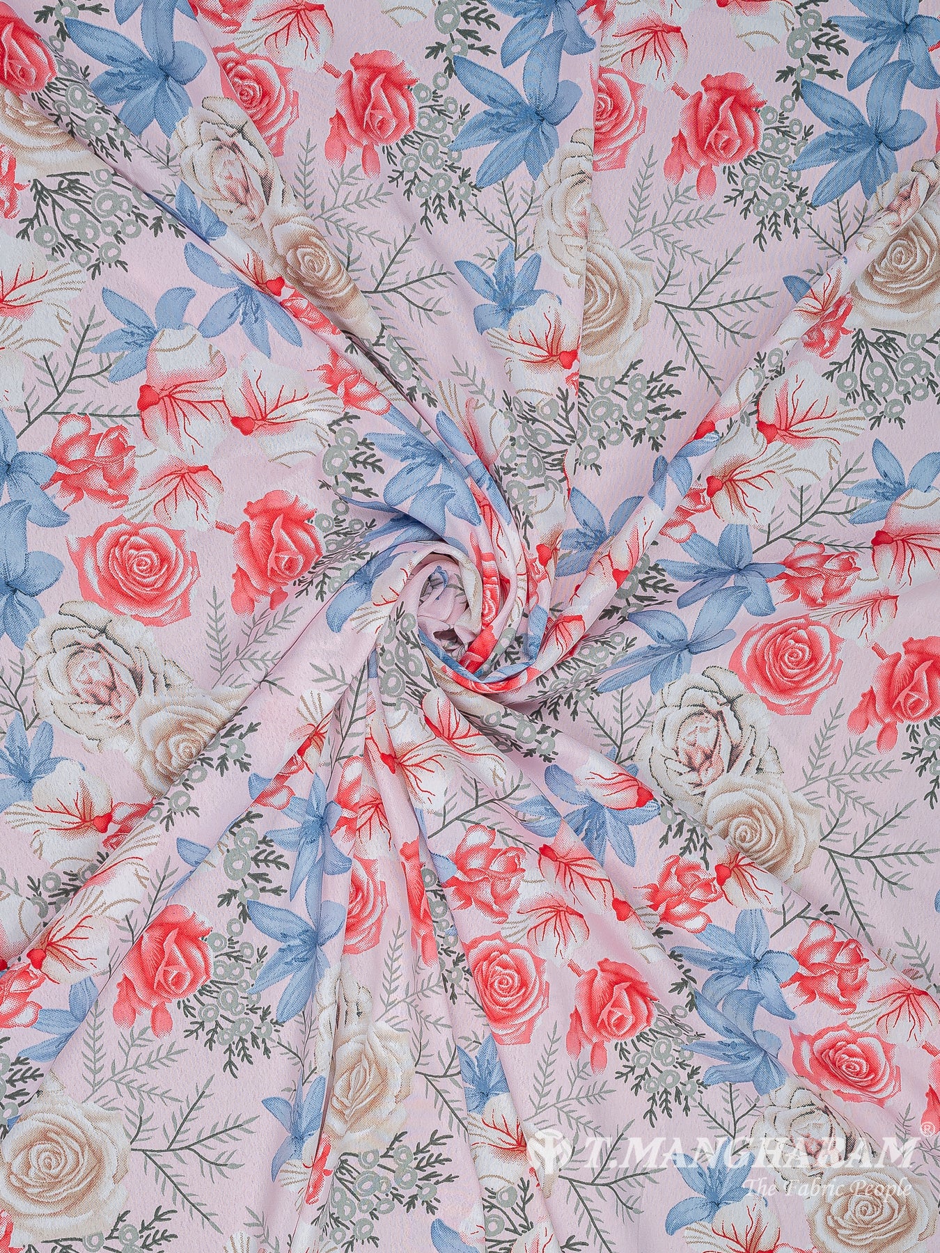 Pink Crepe Fabric - EB6862 view-1