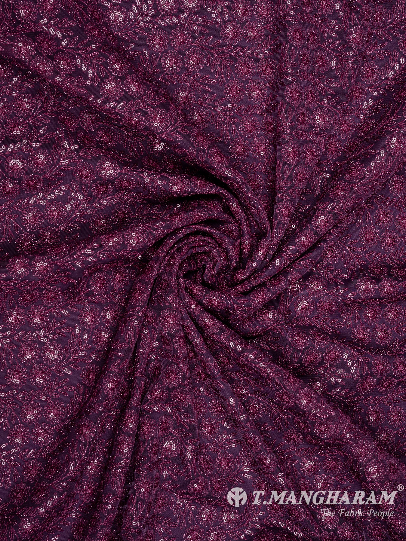 Purple Net Fabric - EB6598 view-1