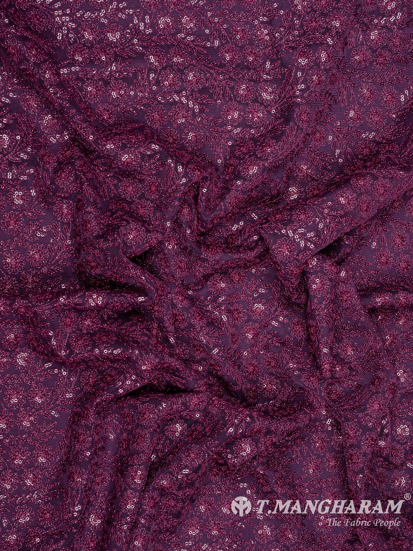 Purple Net Fabric - EB6598 view-4