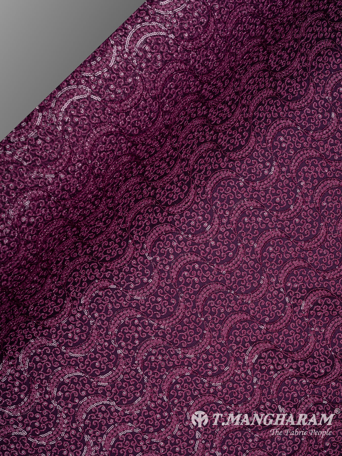 Purple Fancy Net Fabric - EA2651 view-2