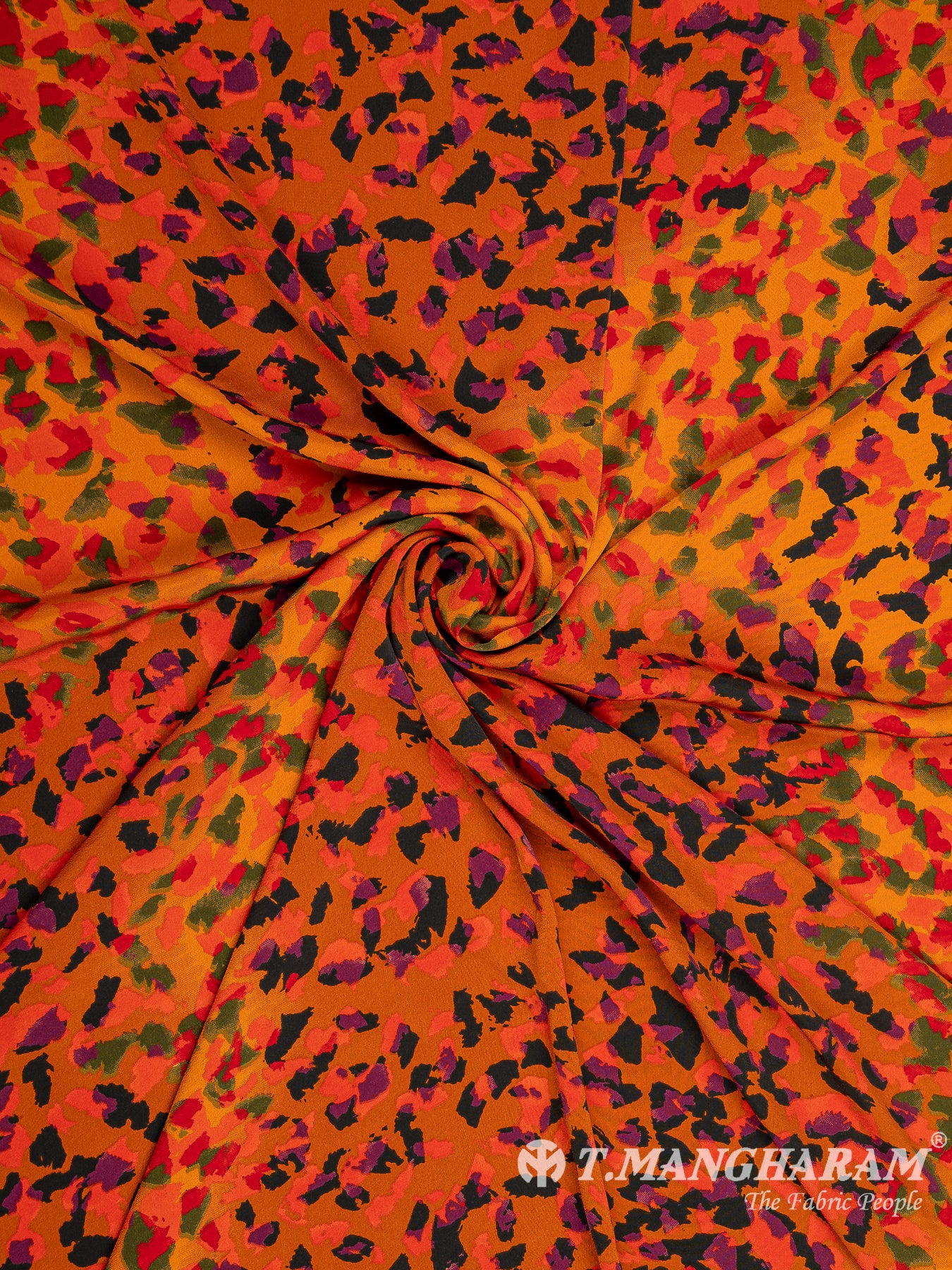Multicolor Crepe Fabric - EC8021 view-1