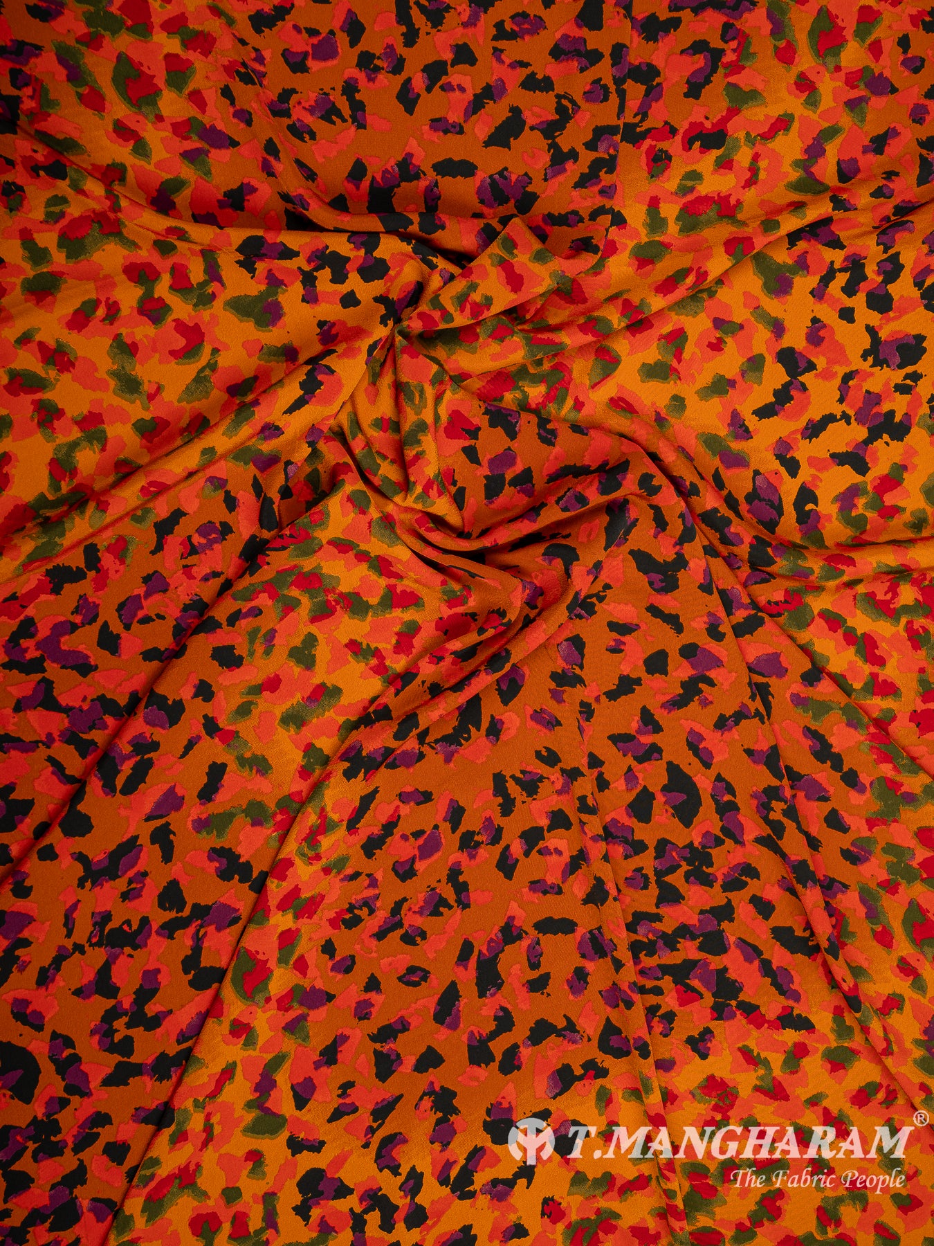 Multicolor Crepe Fabric - EC8021 view-4