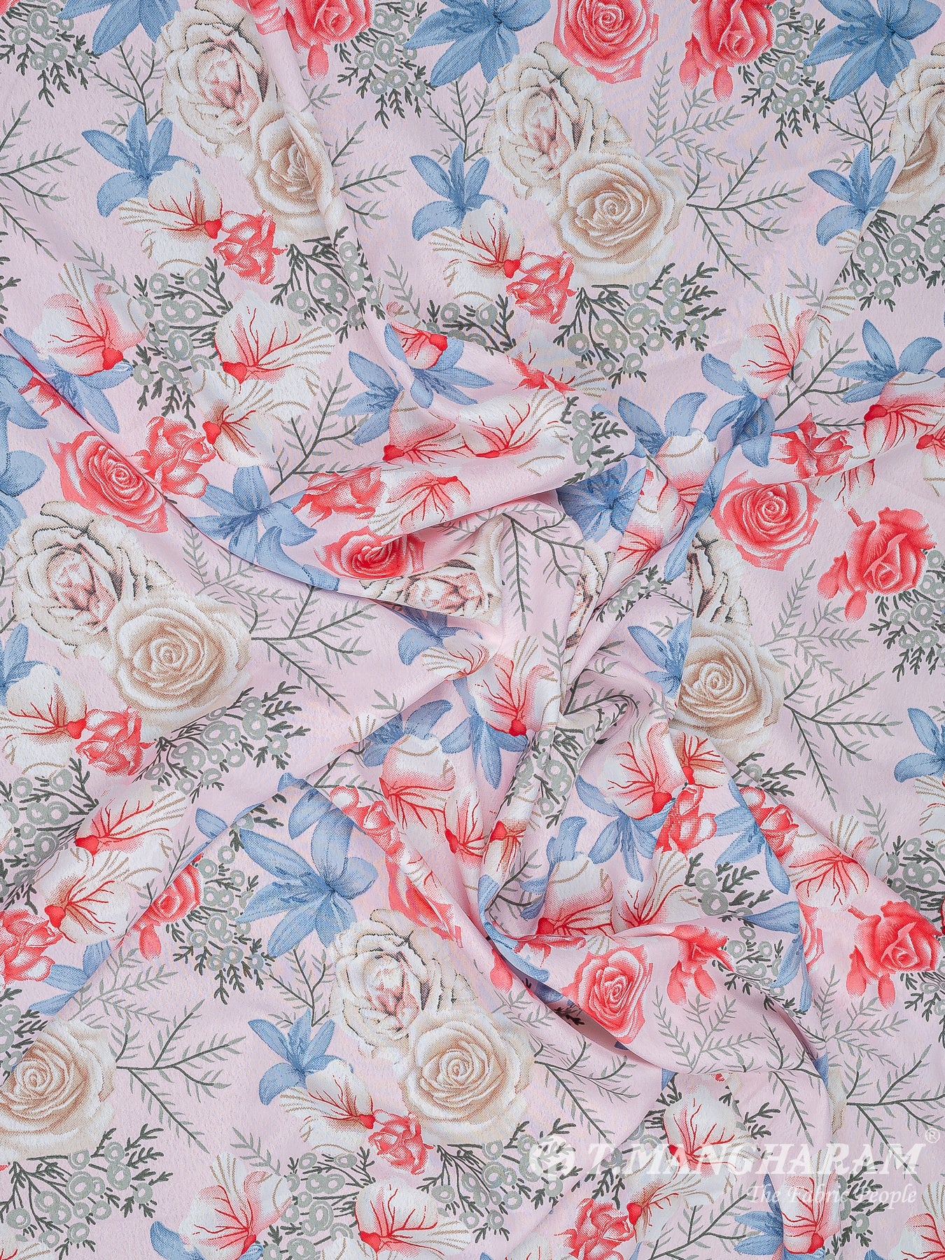 Pink Crepe Fabric - EB6862 view-4