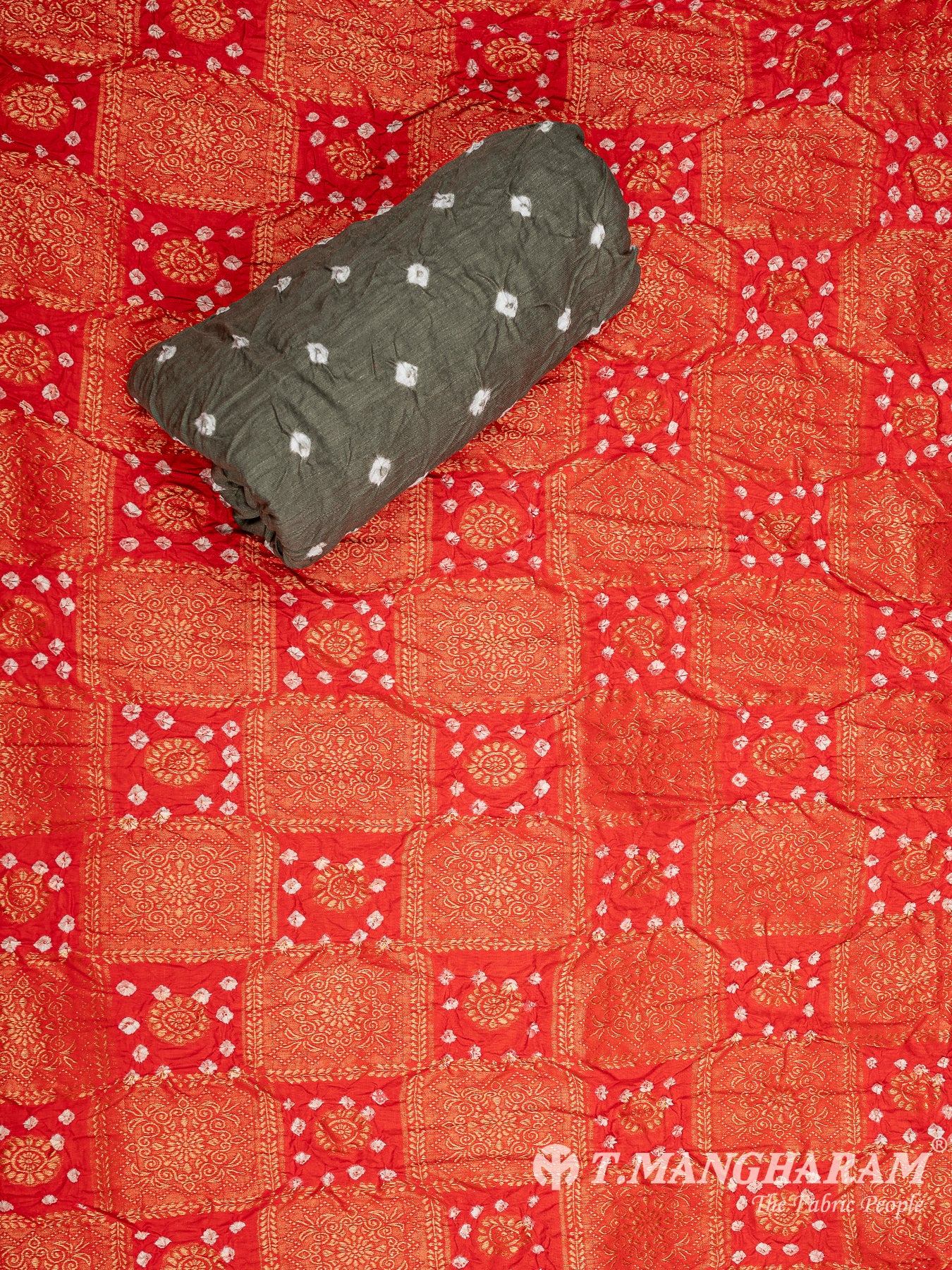Multicolor Cotton Chudidhar Fabric Set - EG1792 view-2