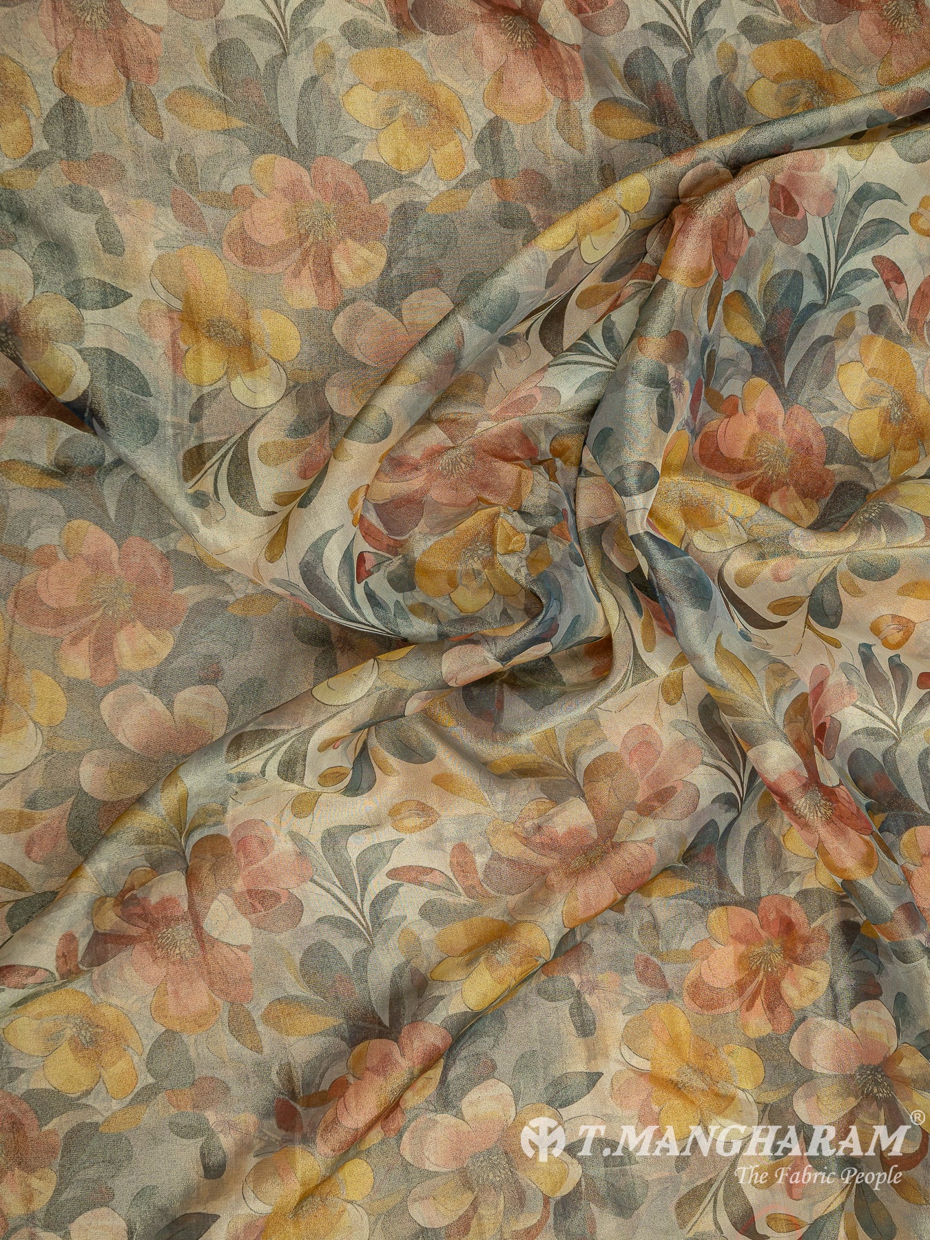 Multicolor Organza Tissue Fabric - EC8308 view-4