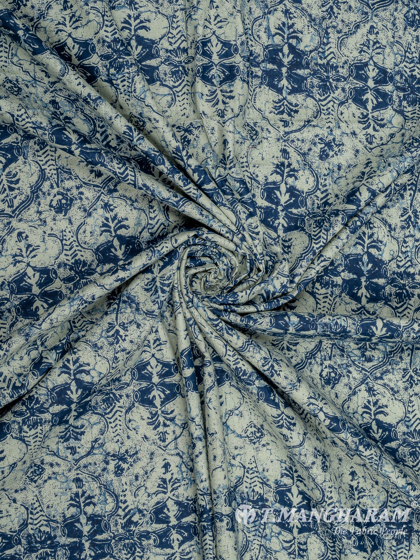 Indigo Cotton Fabric - EB7037 view-1
