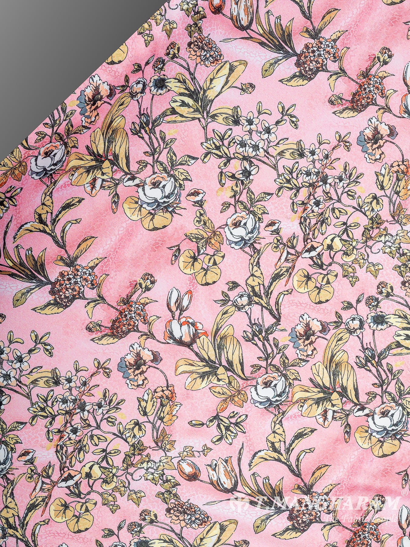 Pink Satin Cotton Fabric - EC0484 view-2