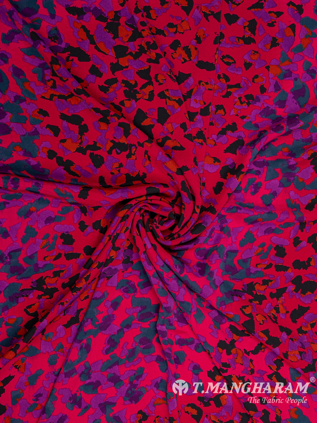 Multicolor Crepe Fabric - EC8032 view-1