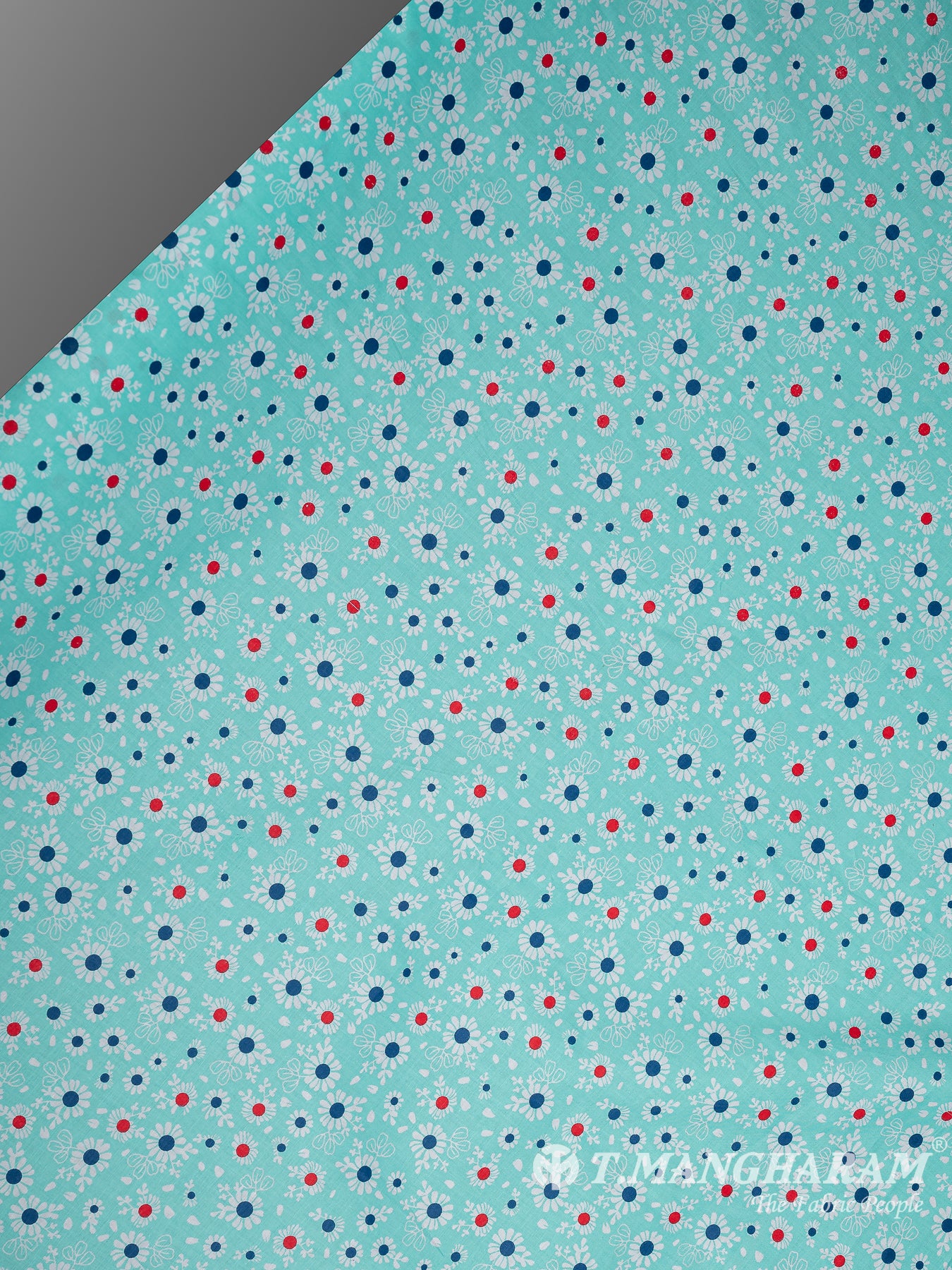 Blue Cotton Fabric - EA2635 view-2