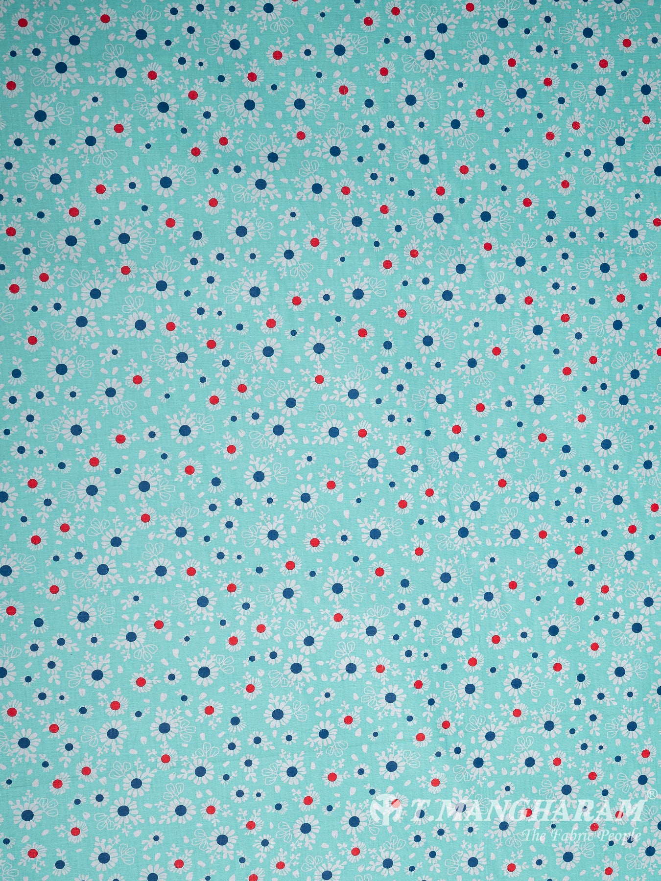 Blue Cotton Fabric - EA2635 view-3