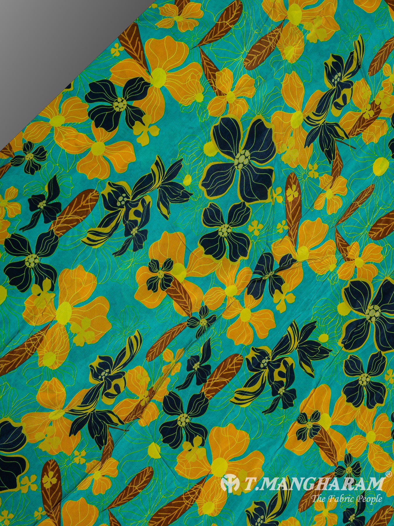 Multicolor Crepe Fabric - EC9593 view-2