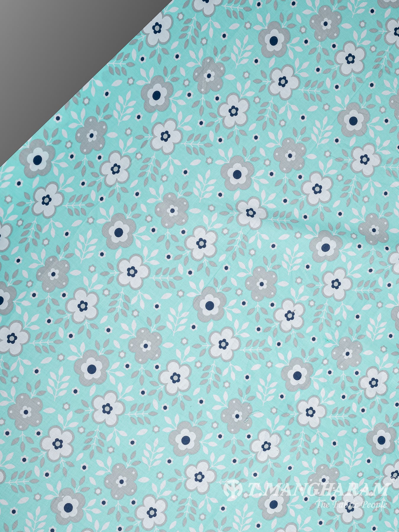 Blue Cotton Fabric - EA2630 view-2