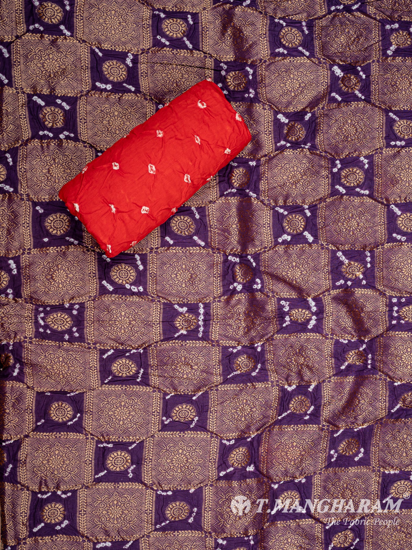 Multicolor Cotton Chudidhar Fabric Set - EG1783 view-2