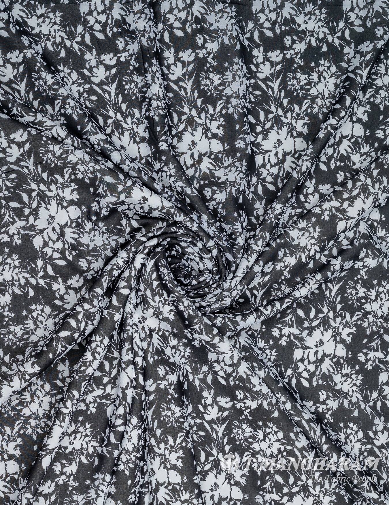 White Georgette Fabric - EB7223 view-1