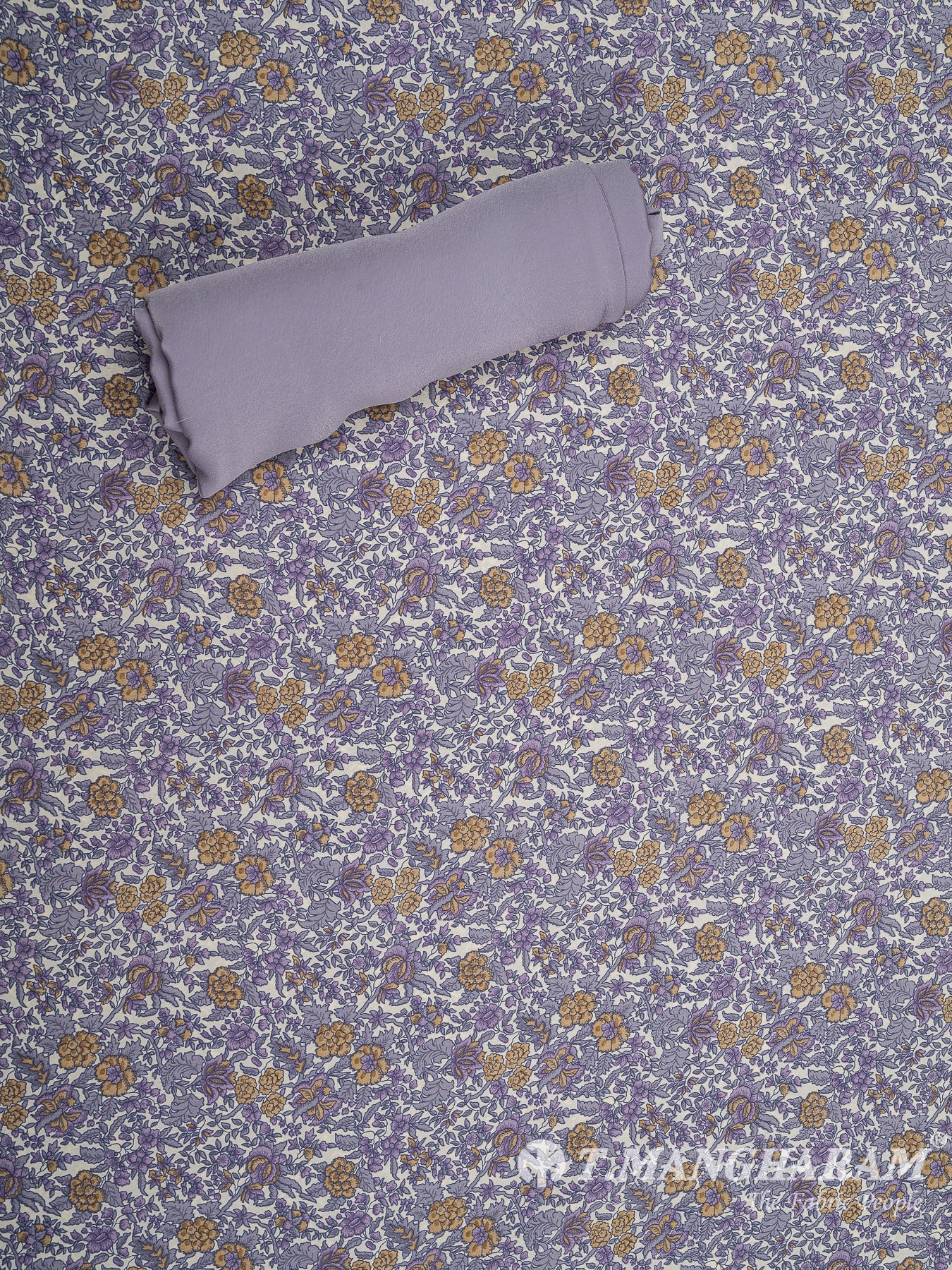 Violet Crepe Chudidhar Fabric Set - EH1657 view-2
