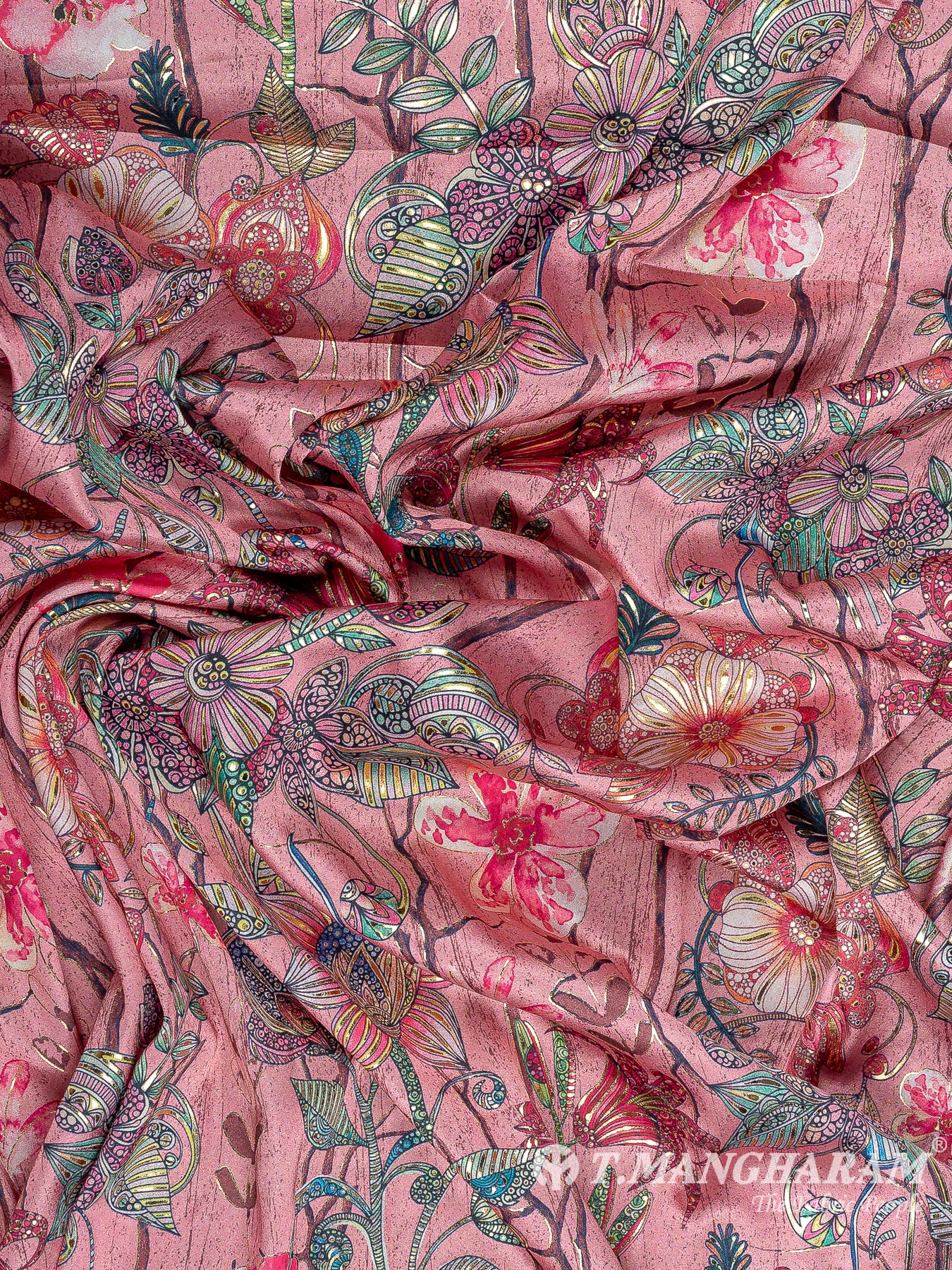 Pink Satin Fabric - EC11081