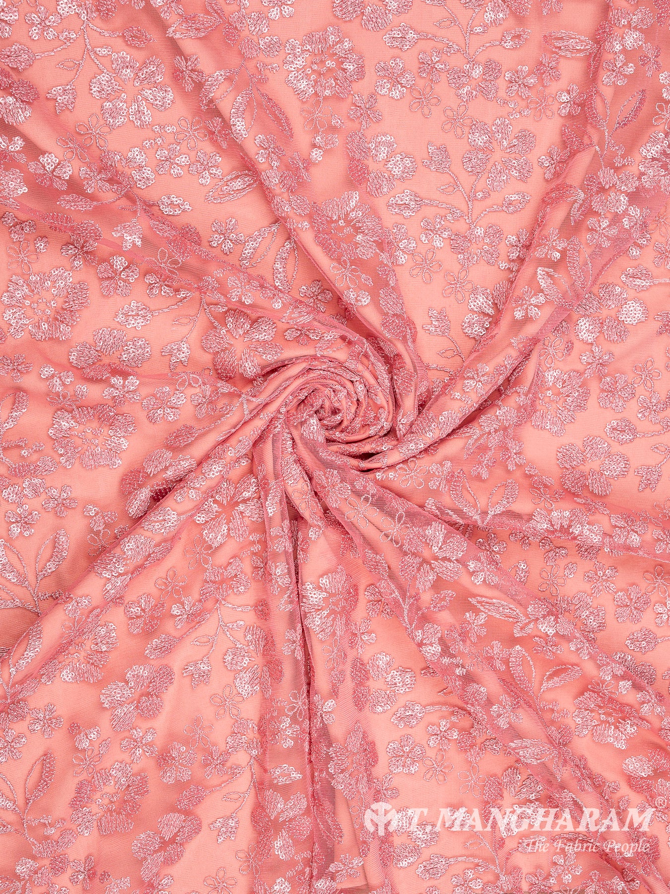 Pink Fancy Net Fabric - EC8106 view-1