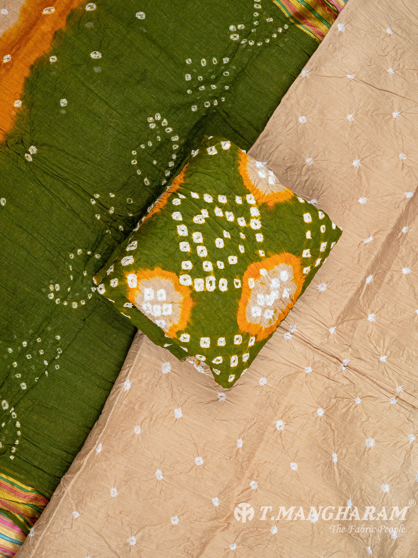 Multicolor Cotton Chudidhar Fabric Set - EG1795 view-1