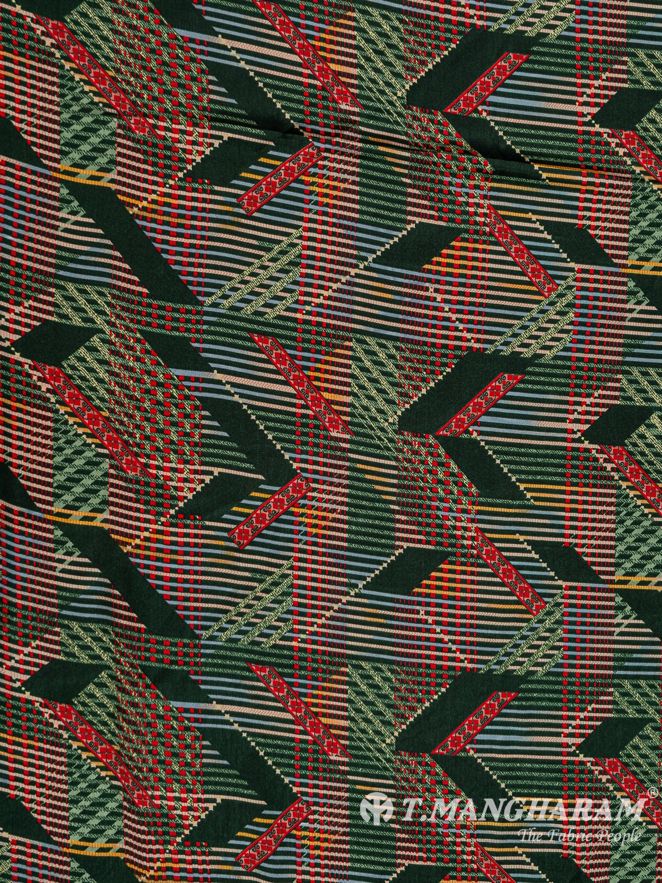 Multicolor Satin Fabric - EB5861 view-3