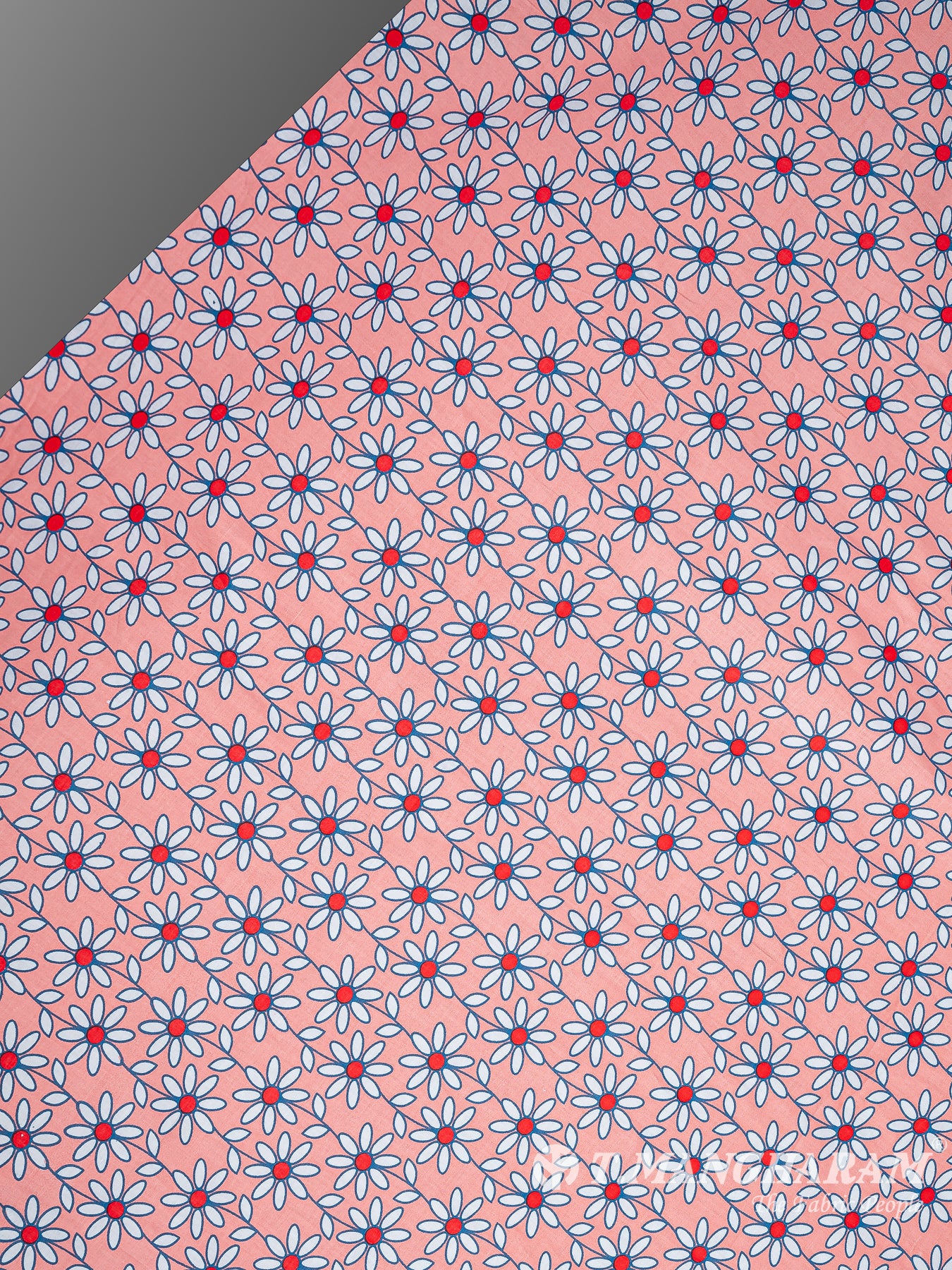 Peach Cotton Fabric - EA2580 view-2