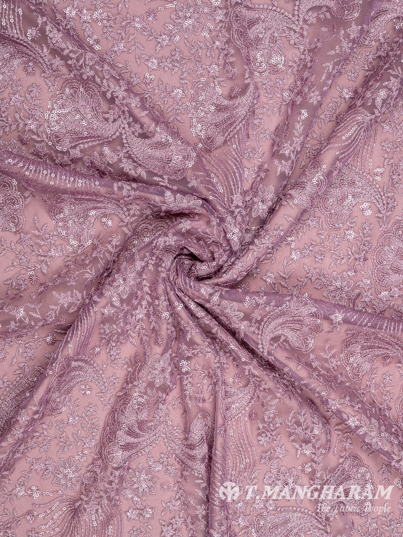 Violet Fancy Net Fabric - EC8079 view-1