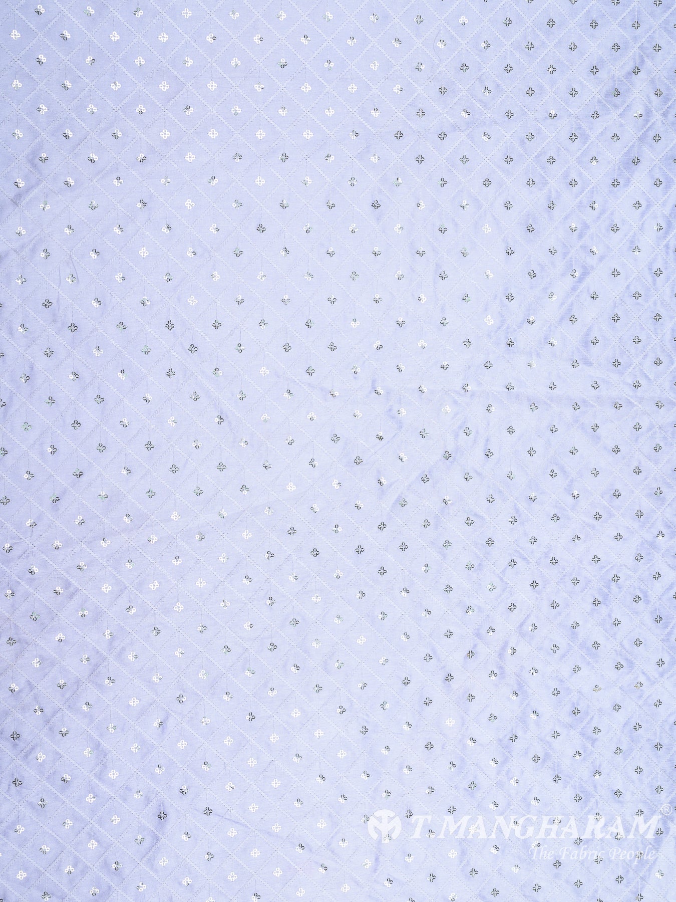 Violet Raw Silk Fabric - EB5715 view-3