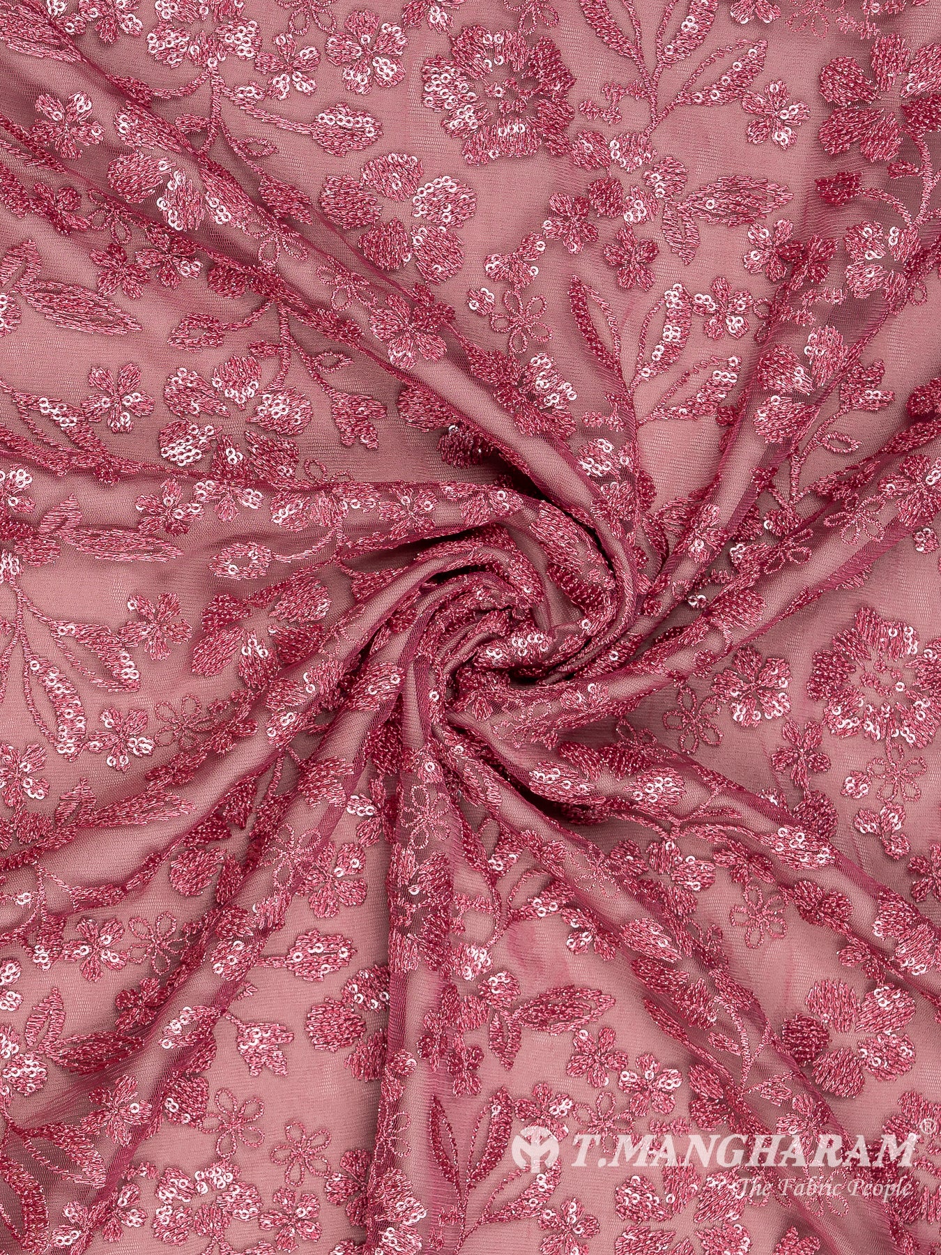 Pink Fancy Net Fabric - EC8102 view-1