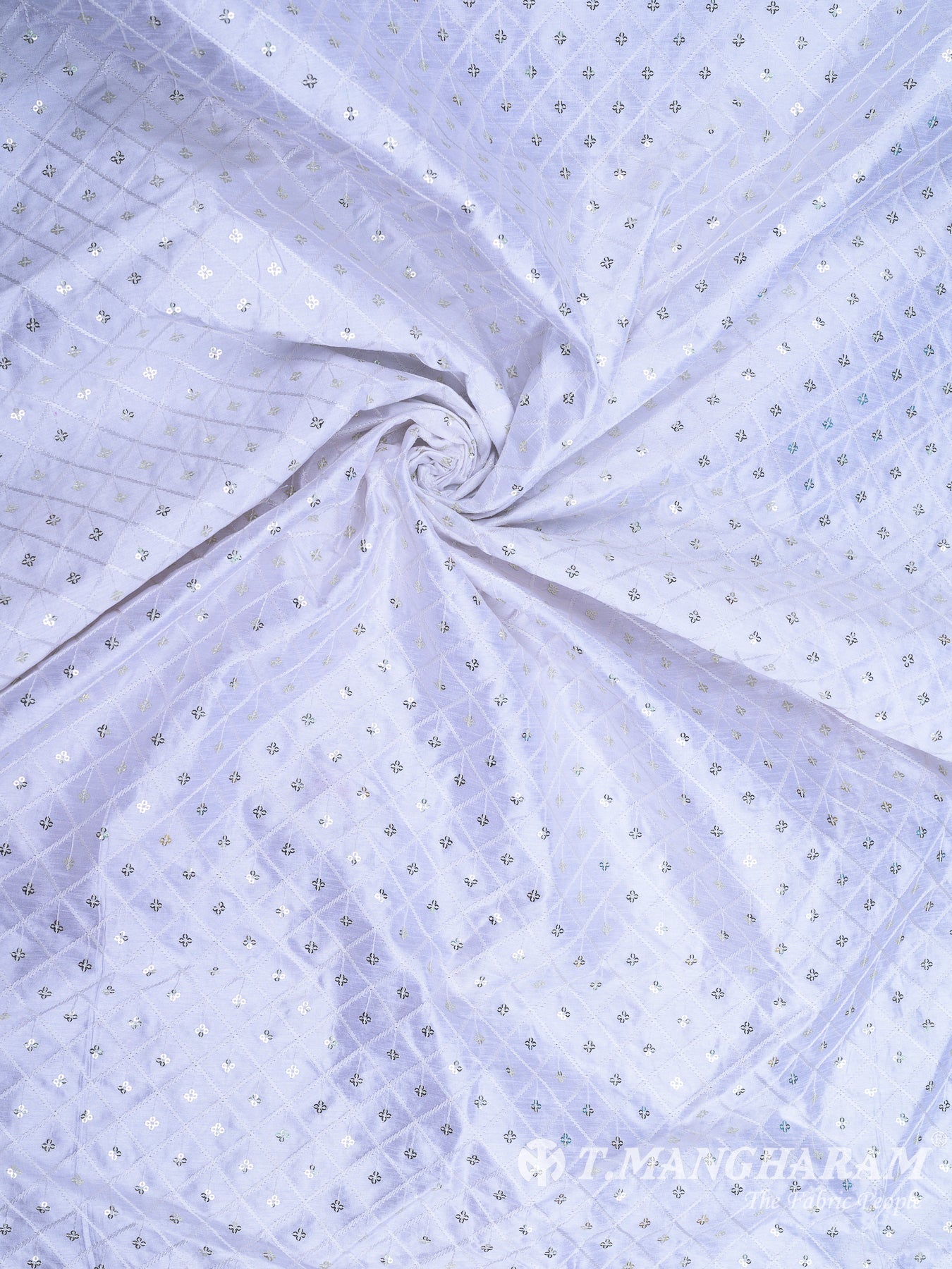 Violet Raw Silk Fabric - EB5715 view-1