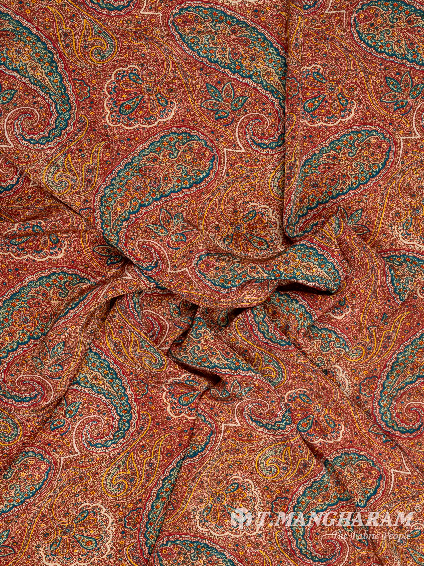 Multicolor Crepe Fabric - EB5978 view-4