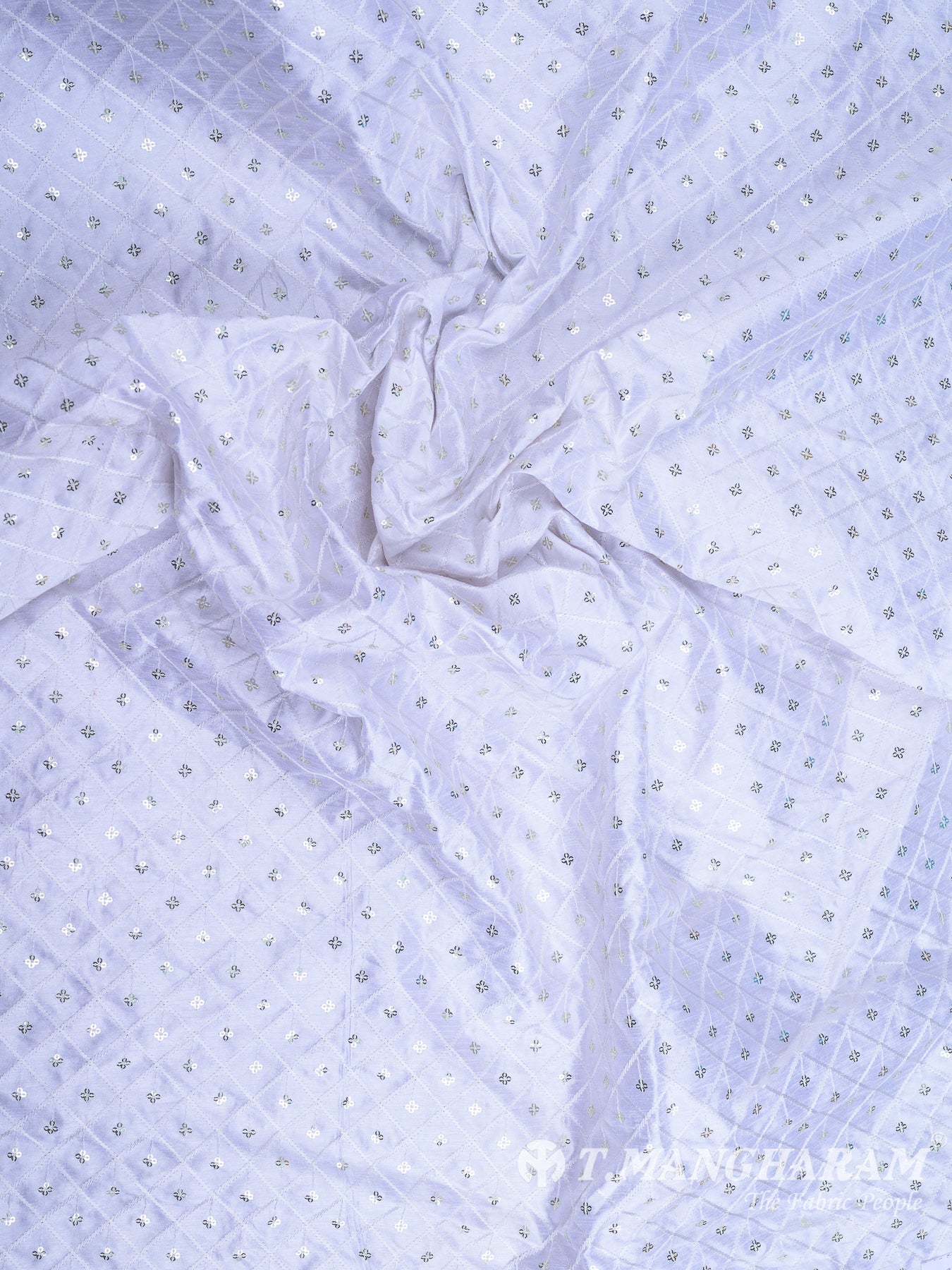 Violet Raw Silk Fabric - EB5715 view-4