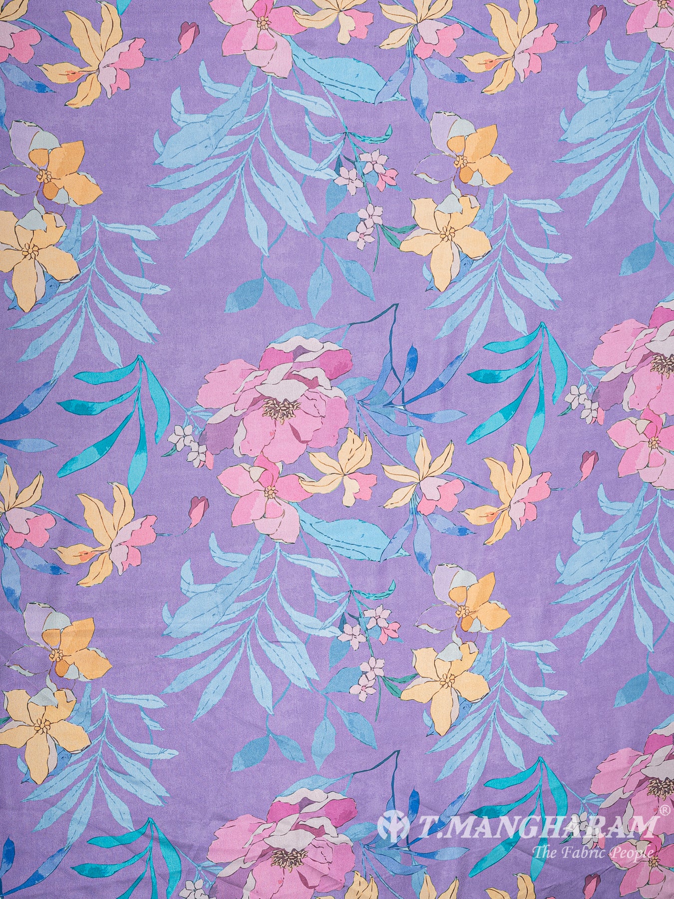 Violet Satin Fabric - EC8780 view-3