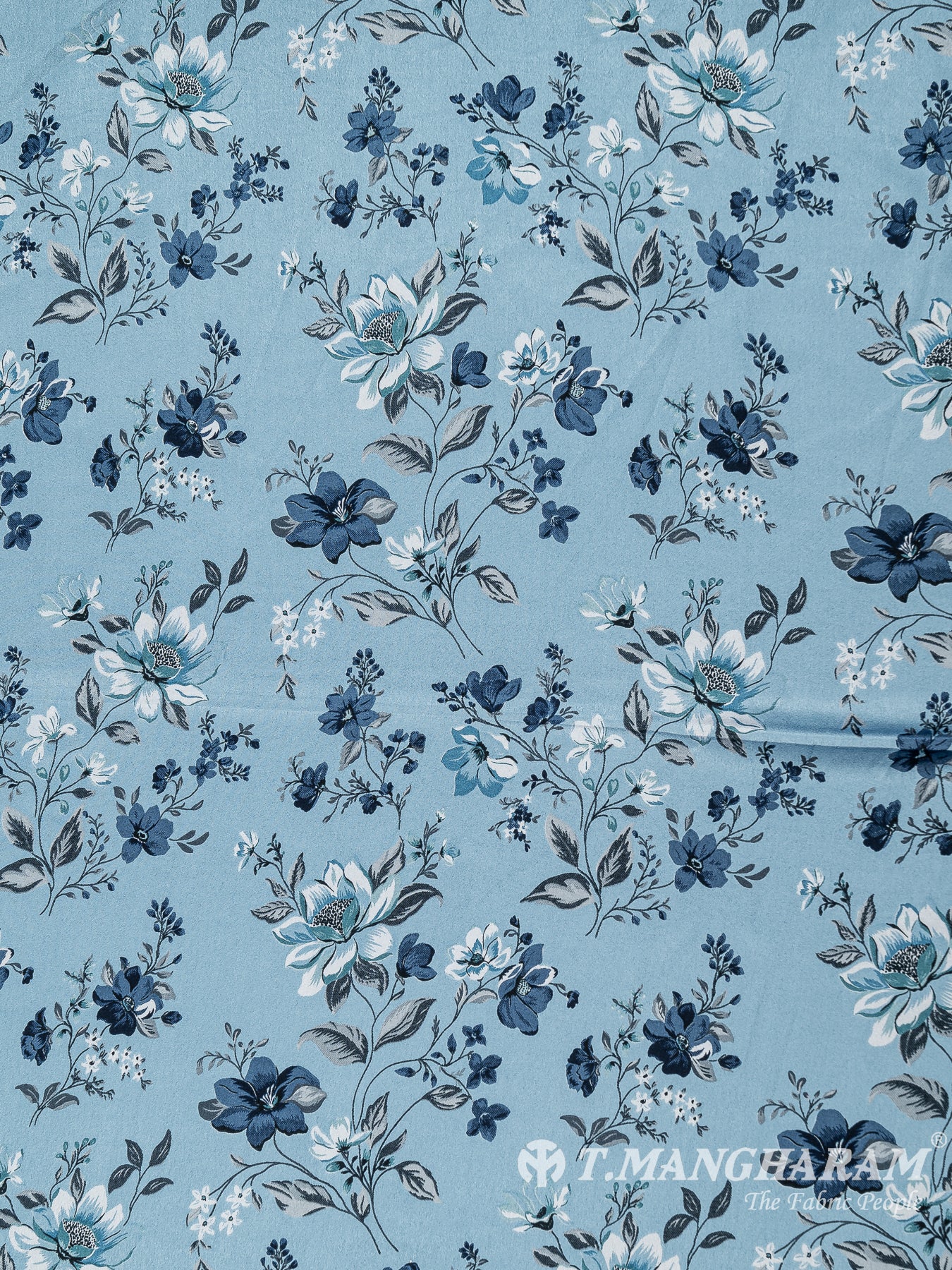 Light Blue Satin Fabric - EB5846 view-3
